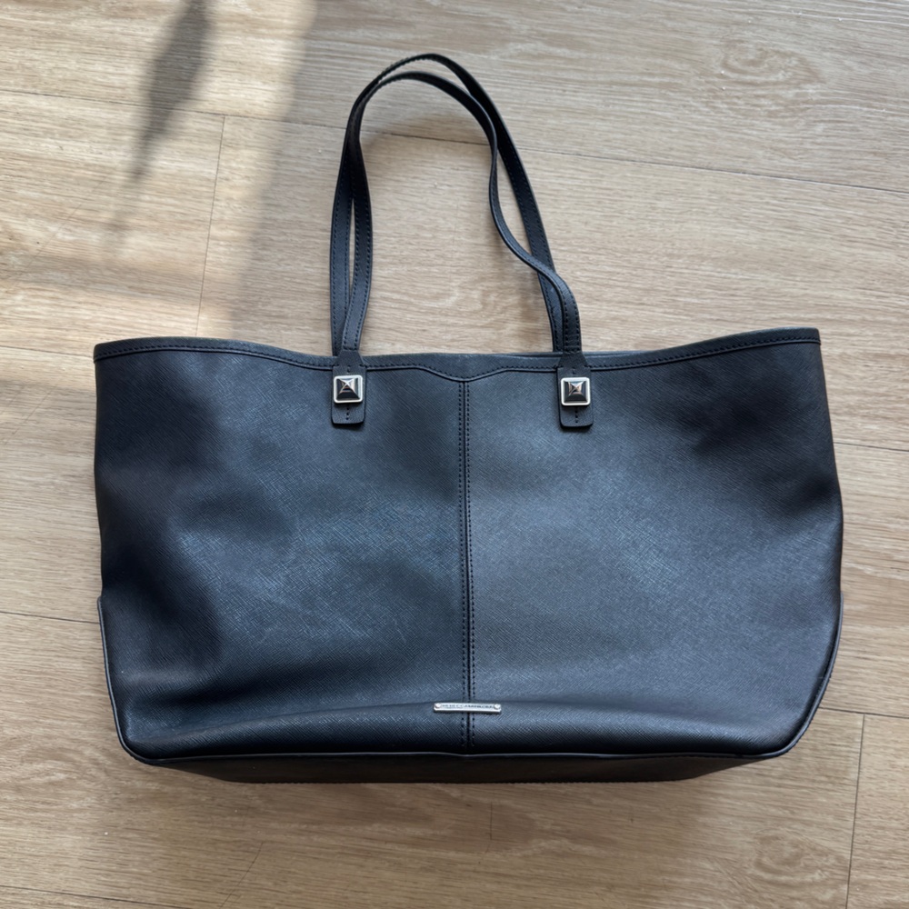 Rebecca Minkoff Black Textured Handbag